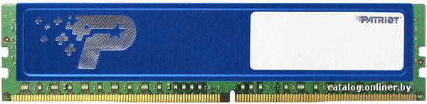 

Оперативная память Patriot Signature Line 4GB DDR3 PC3-10600 [PSD34G13332H]