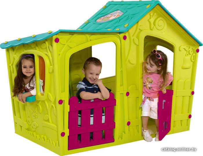 

Игровой домик Keter Magic Villa (зеленый/бирюзовый)