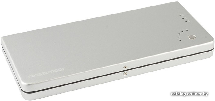

Внешний аккумулятор Ross and Moor PB-12000 (серебристый)
