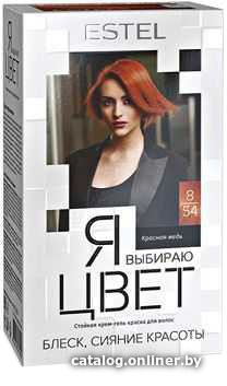 

Крем-краска для волос Estel Я Выбираю Цвет 8/54 красная медь