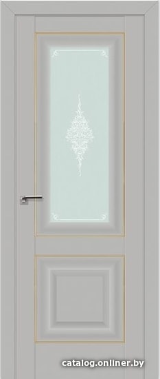 

Межкомнатная дверь ProfilDoors 28U 80x200 (манхэттен/мателюкс матовое кристалл золото)