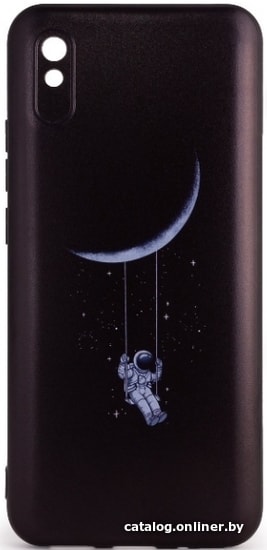 

Чехол для телефона Case Print для Xiaomi Redmi 9A (астронавт на луне)