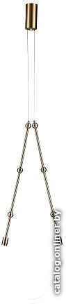 

Подвесная люстра Indigo Corda 14010/1P Brass