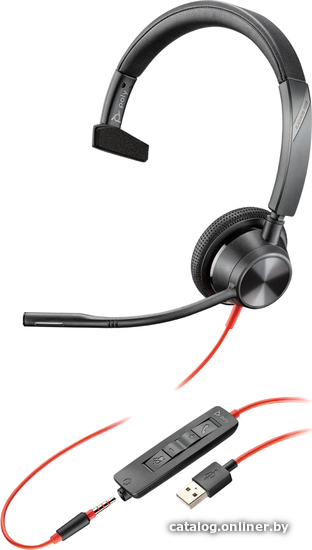 

Офисная гарнитура Plantronics Blackwire 3315 MS USB-A