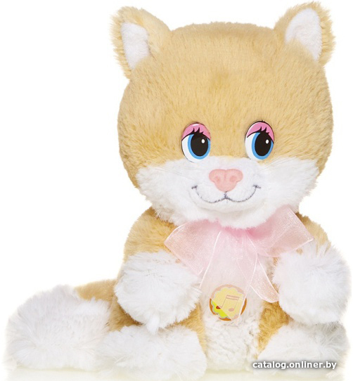 

Музыкальная игрушка Maxitoys Веселый котенок с розовым бантом MP-HH-R8936E
