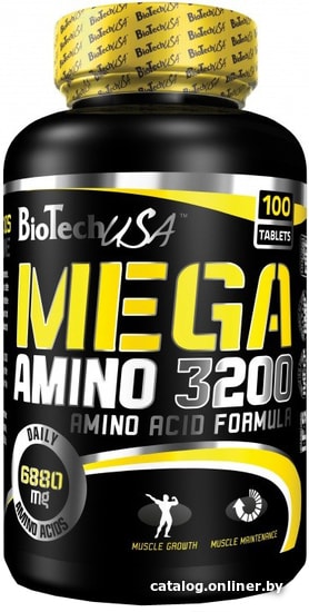 

Комплекс BioTech USA Mega Amino 3200 (100 капсул)
