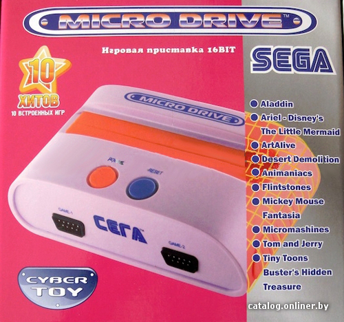 

Игровая приставка SEGA Micro Drive