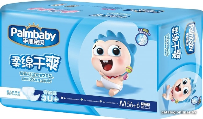 

Подгузники Palmbaby Standart M (62 шт)