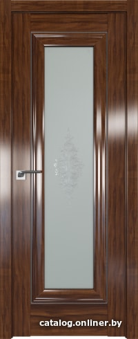 

Межкомнатная дверь ProfilDoors 24X 80x200 (орех амари серебро/стекло кристалл матовый)