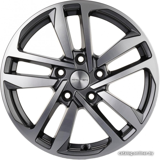 

Литые диски Khomen KHW1612 16x6.5" 5x114.3мм DIA 67.1мм ET 41мм Silver-FP