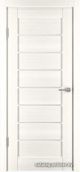 

Межкомнатная дверь IstokDoors Горизонталь-6 ДЧ 70x200 (бьянко/светлое стекло)