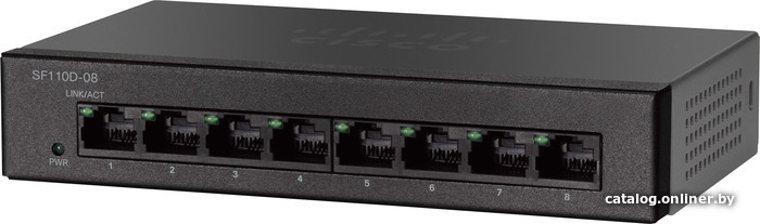 

Неуправляемый коммутатор Cisco SF110D-08HP