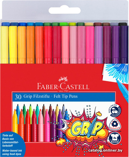 

Фломастеры Faber Castell Grip 155335 (30шт)