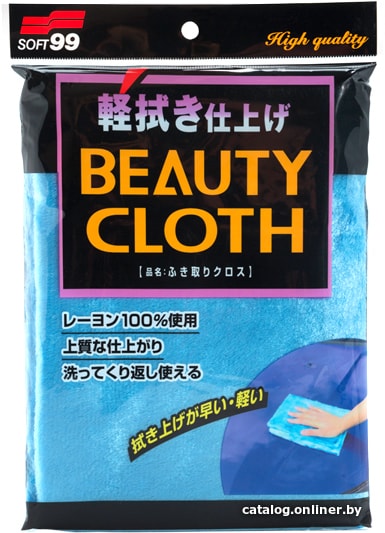 

Салфетка Soft99 для полировки автомобиля Wipe Cloth Blue 32х22 см 04012