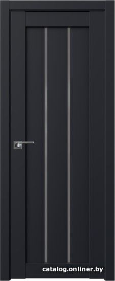 

Межкомнатная дверь ProfilDoors 49U 90x200 (черный матовый/стекло графит)