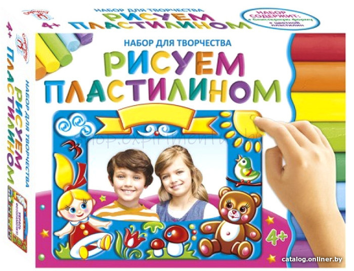 

Набор для рисования Ranok-Creative Рисуем пластилином Игрушки №1 15100476Р