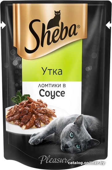 

Пресервы Sheba Pleasure Ломтики в соусе. Утка 85 г