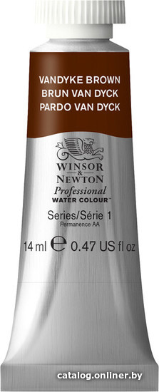 

Акварельные краски Winsor & Newton Professional 105676 (14 мл, коричневый Ван Дейк)