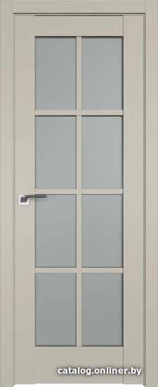 

Межкомнатная дверь ProfilDoors 101U 90x200 (санд/стекло матовое)