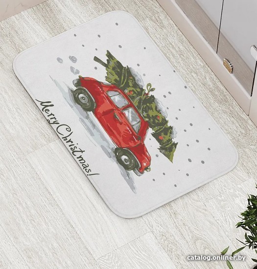 

Коврик для ванной JoyArty Елка спешит праздновать bath_20069