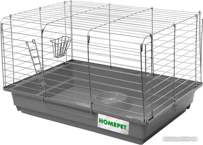 

Клетка Homepet №2 81587 (серый/хром)
