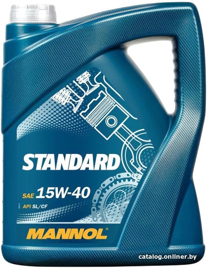 

Моторное масло Mannol Standard 15W-40 API SL/CF 5л