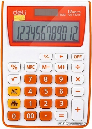 

Калькулятор Deli DL-1122 (оранжевый)