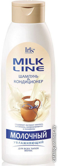 

Iris Cosmetic Milk Line Молочный Увлажняющий с протеинами молока 500 мл