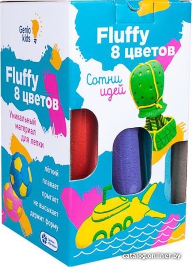 

Пластилин легкий Genio Kids Fluffy 8 цветов TA1503