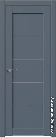 

Межкомнатная дверь ProfilDoors 2.11U 80x200 (антрацит/стекло дождь черный)