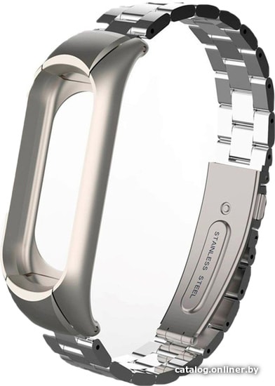 

Браслет Xiaomi металлический для Mi Band 3 (серебристый)