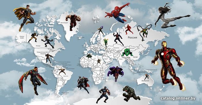 

Виниловые обои Citydecor Superhero 2 500x270