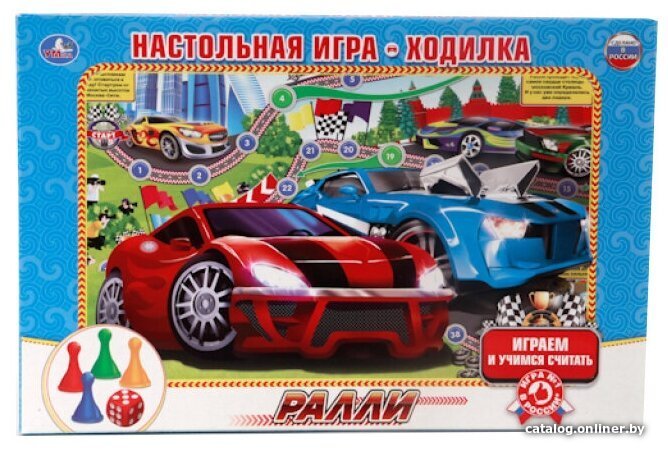 

Детская настольная игра Умные игры Ралли 4690590102046