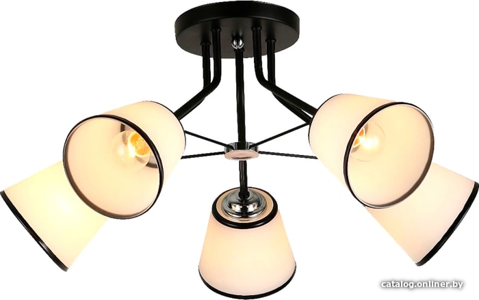 

Припотолочная люстра Toplight Persis TL1256D-05BK