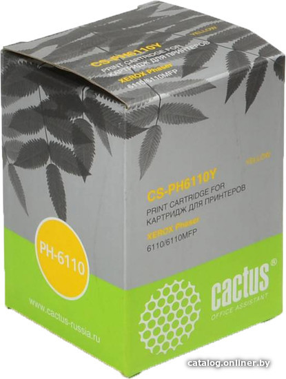 

Картридж CACTUS CS-PH6110Y (аналог Xerox 106R01204)