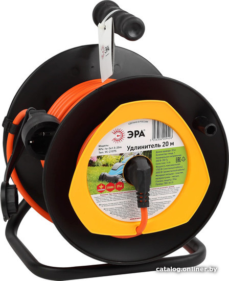 

Удлинитель ЭРА RPx-1e-3x1.5-20m Б0046837