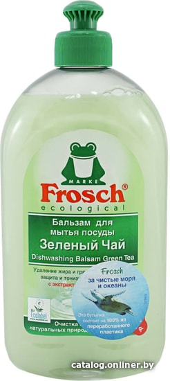 

Средство для мытья посуды Frosch Зеленый чай 500 мл