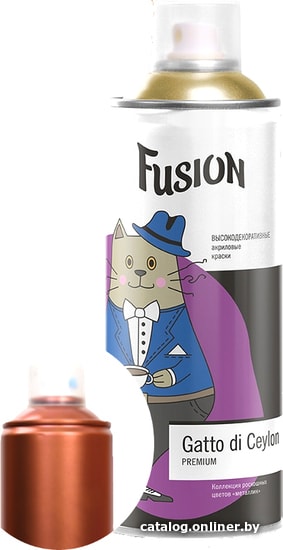 

Краска Fusion Gatto di Ceylon аэрозоль 520 мл (рыжик)