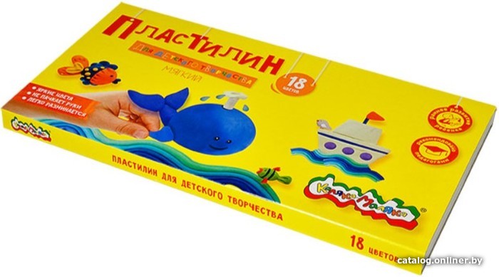 

Пластилин Каляка-Маляка ПКМ18-П (18 цв)