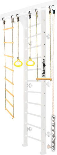 

Детский спортивный комплекс Kampfer Wooden Ladder Wall №6 (3 м, жемчужный/белый)