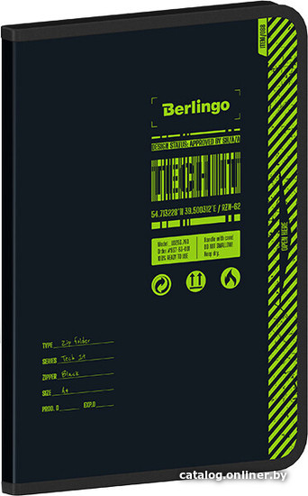 

Папка для бумаг Berlingo Tech it ZF4_A4S07