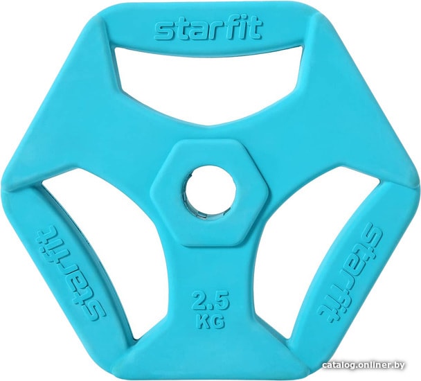 

Диск Starfit BB-205 2.5 кг (бирюзовый)
