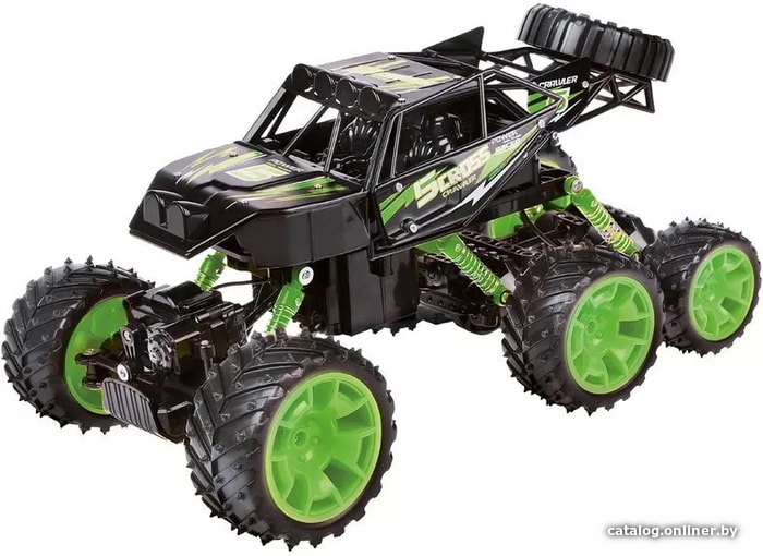 

Автомодель Crossbot Краулер Трехосный 870587 (черный/зеленый)