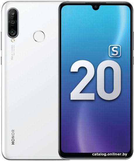 

Смартфон HONOR 20S MAR-LX1H 6GB/128GB (ледяной белый)