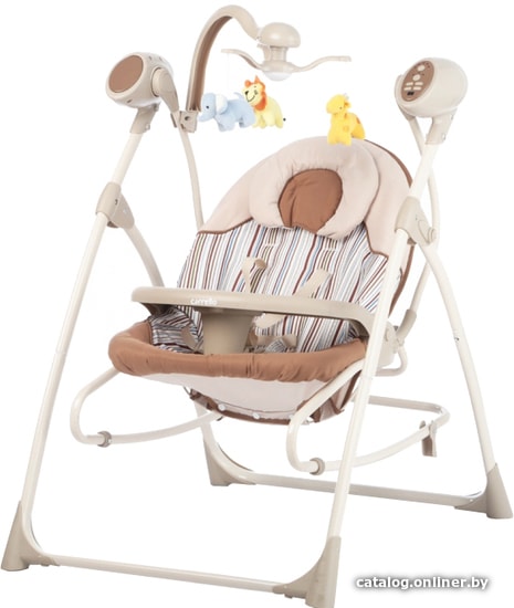 

Качалка Carrello Nanny 3в1 CRL-0005 (бежевые линии)