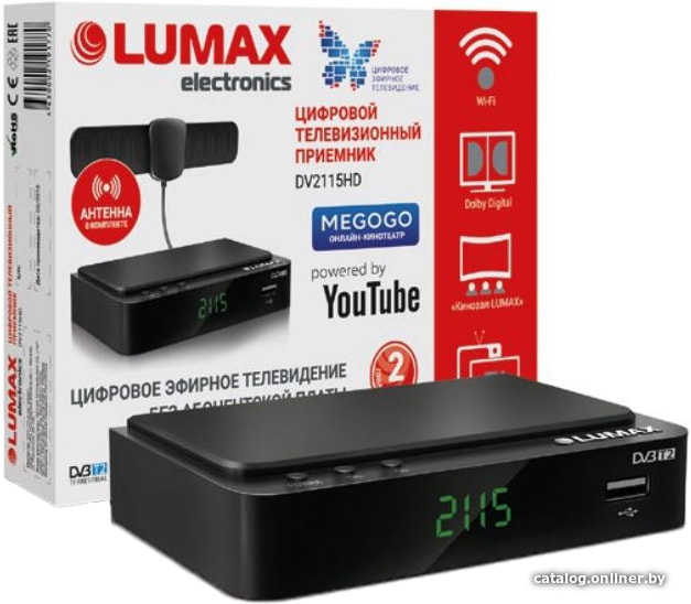 

Приемник цифрового ТВ Lumax DV2115HD