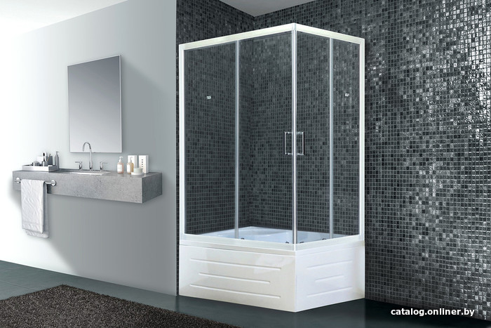 

Душевой уголок Royal Bath RB8100BP-T-L 100x80