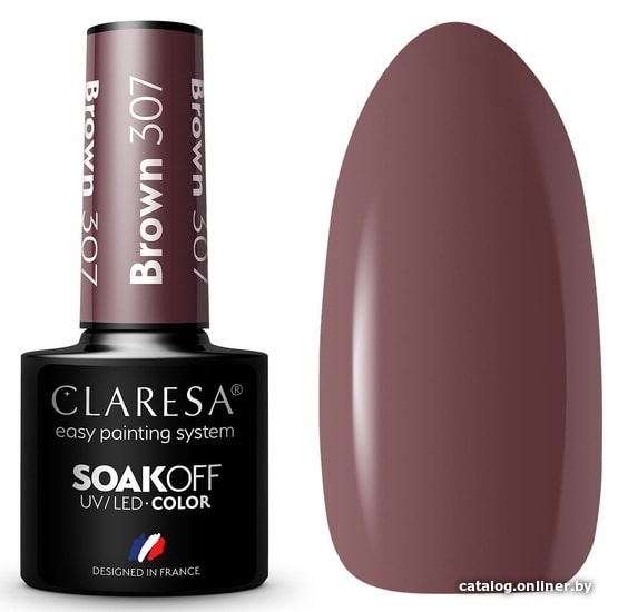 

Гель-лак Claresa Hybrid Brown 307 5 мл