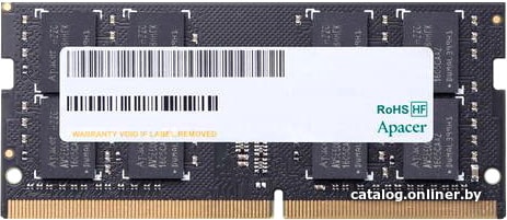 

Оперативная память Apacer 8GB DDR4 SODIMM PC4-21300 AS08GGB26CQYBGC