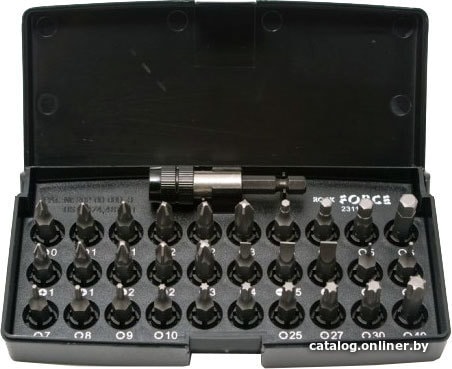 

Набор бит RockForce RF-23113 (31 предмет)